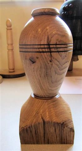 Oak vase by Nick Adamek